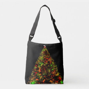 Crossbody Taschen-Weihnachtsbaum-Thema Tragetaschen Mit Langen Trägern