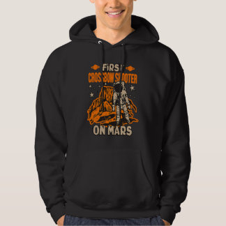 Crossbow Shooter Astronaut Hoodie