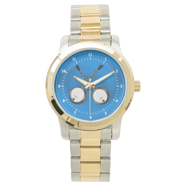 CROSSED BANJO- WATCH ARMBANDUHR (Vorderseite)