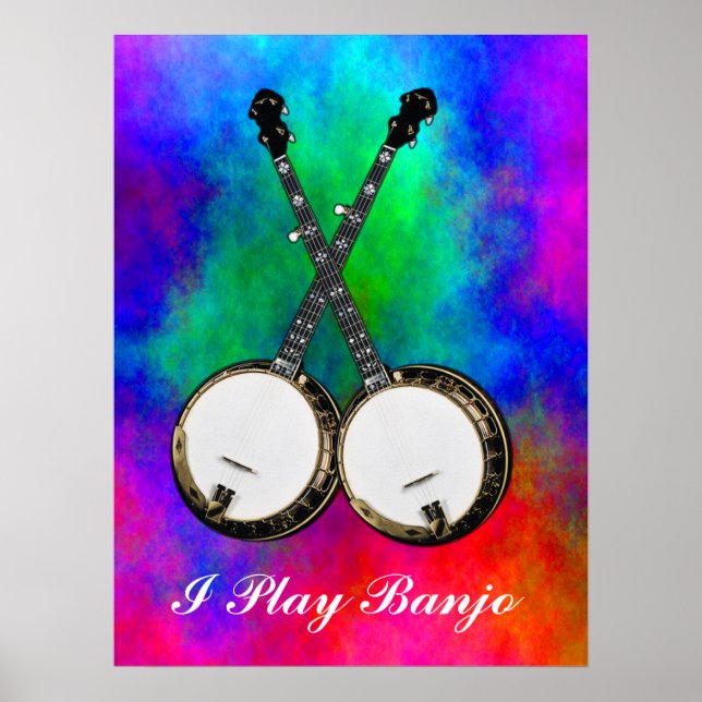 CROSSED BANJOS-POSTER POSTER (Vorne)