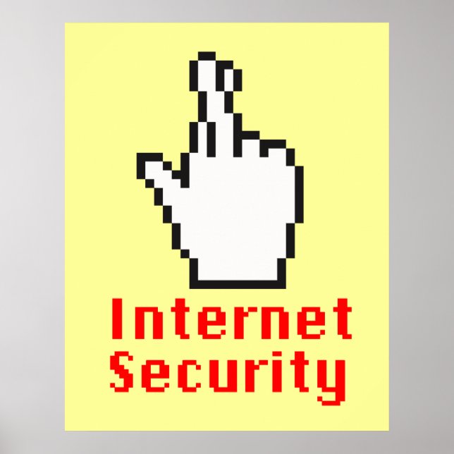 Crossed Fingers Cursor Poster (Vorne)