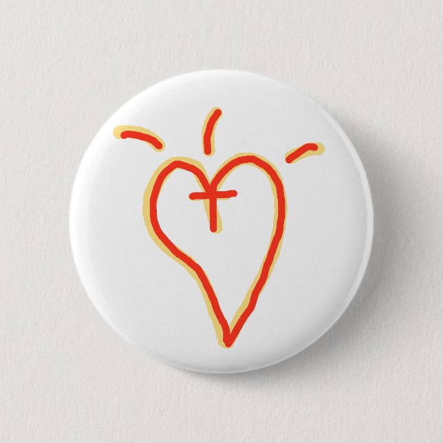 Crossed Heart Button (Vorderseite)