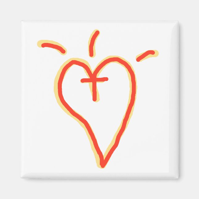 Crossed Heart Magnet (Vorne)