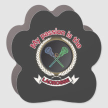 Crossed Lacrosse Sticks Ball Passport Spiel