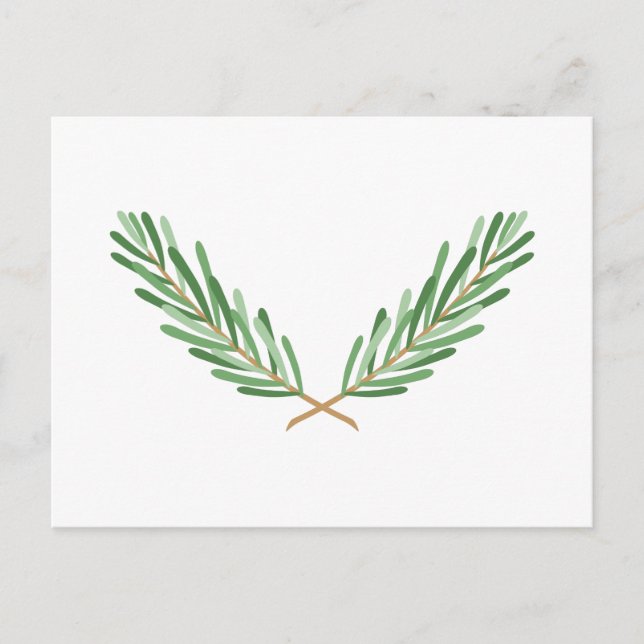 Crossed Rosemary Postkarte (Vorderseite)