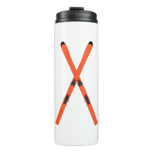 Crossed Ski Thermosbecher