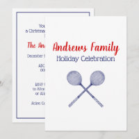Crossed Squash Racquets Blue