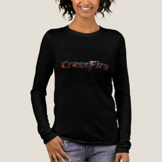 CrossFire Feurige Metallische Gaming-Typografie La Tri-Blend Shirt