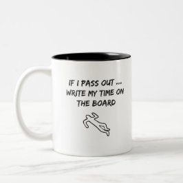 Crossfit-Inspirierter Neuheits-Spaß Zweifarbige Tasse