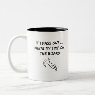 Crossfit-Inspirierter Neuheits-Spaß Zweifarbige Tasse