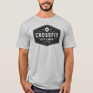 CrossFit Stadt-Grenze-Logo T-Shirt