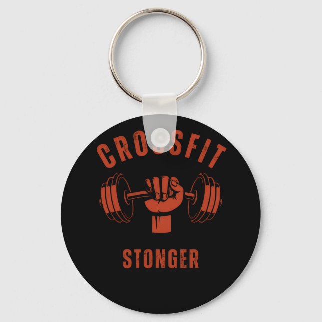 CrossFit Stronger--Power & Strength Mindset Schlüsselanhänger (Vorderseite)