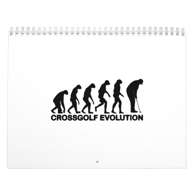 Crossgolf Evolution Golfgeschenke für Golfliebhabe Kalender (Titelbild)