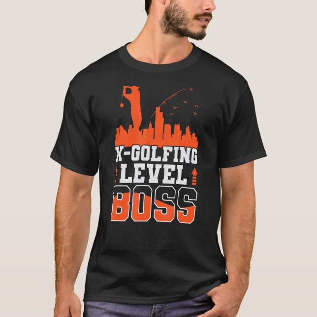 Crossgolflevel Skyline T-Shirt (Vorderseite)