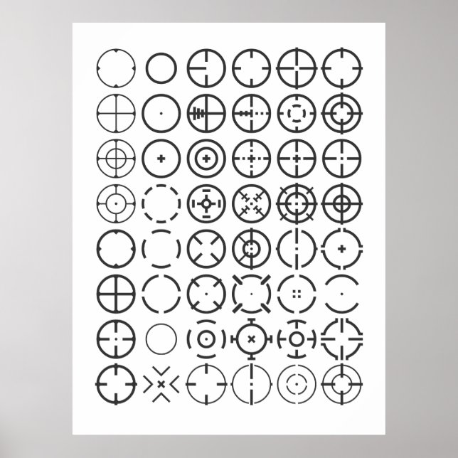 ⌖ Crosshair-Partikel Poster (Vorne)