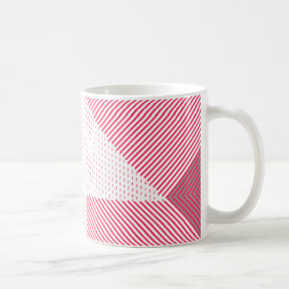 Crosshatch Op Art Tasse