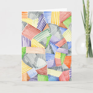 Crosshatch Quilt I Karte