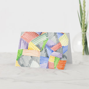 Crosshatch Quilt I Karte