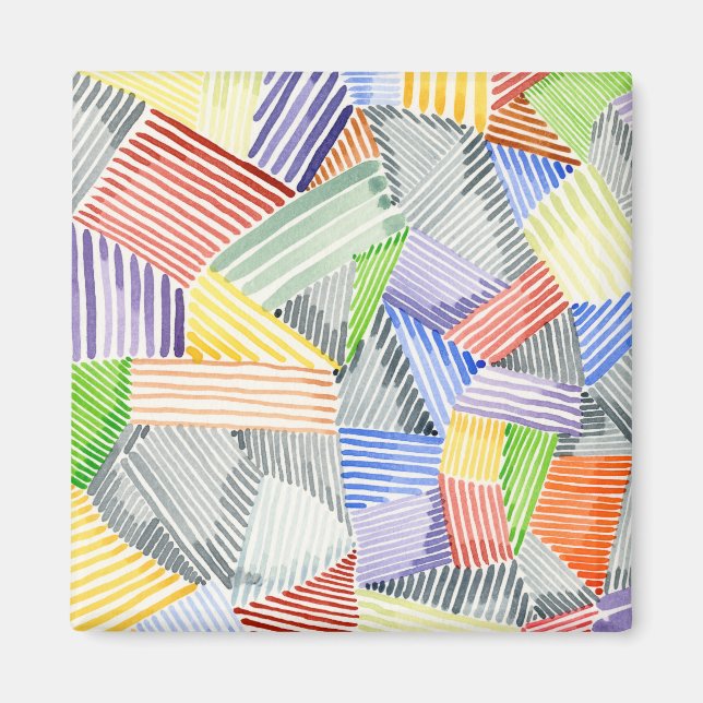 Crosshatch Quilt I Magnet (Vorne)