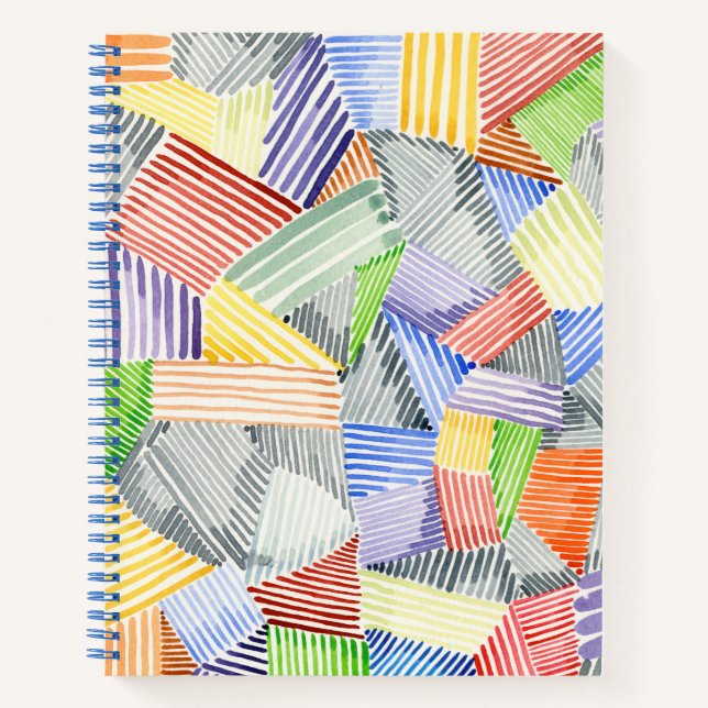 Crosshatch Quilt I Notizbuch (Vorderseite)