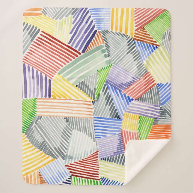 Crosshatch Quilt I Sherpadecke (Vorderseite)