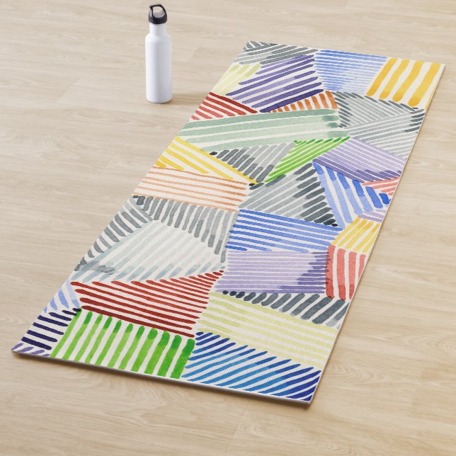 Crosshatch Quilt I Yogamatte (Beispiel)