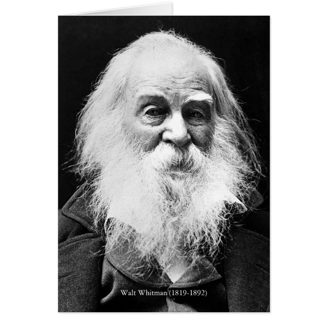 "Crossing Brooklyn Ferry" Walt Whitman NYC Gedicht (Vorne)