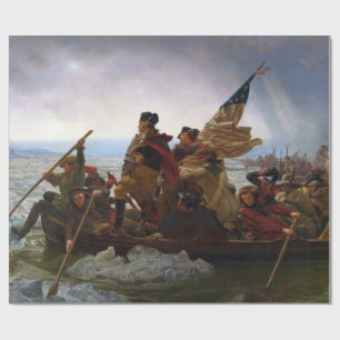 Crossing Delaware 1776: General George Washington Geschenkpapier