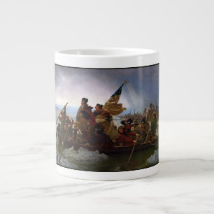 Crossing Delaware 1776: General George Washington Jumbo-Tasse