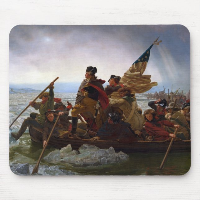 Crossing Delaware 1776: General George Washington Mousepad (Vorne)