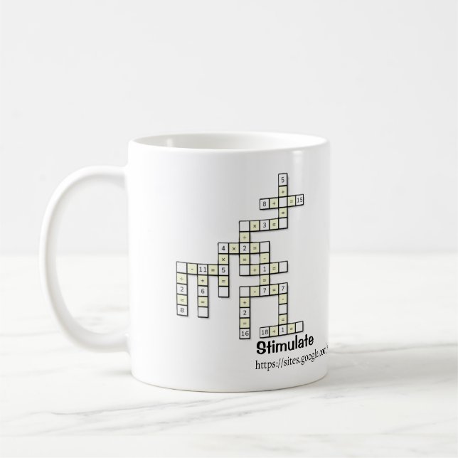 Crossmath Puzzle 2 Kaffeetasse (Links)