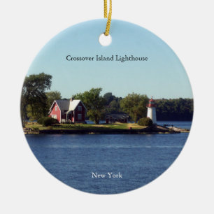 Crossover Island Leuchtturmschmuck Keramik Ornament
