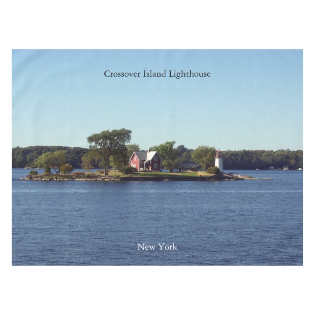 Crossover Island Lighthouse-Tischdecke Tischdecke (Vorderseite (Horizontal))