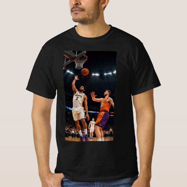 Crossover King: Premium Basketball Motion T - Shir T-Shirt (Vorderseite)