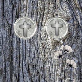 Crossplattierter Sterlingsilber Ohrringe