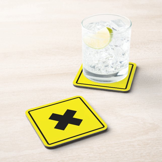 Crossroad Hard Plastic Untersetzer (Rechte Seite)