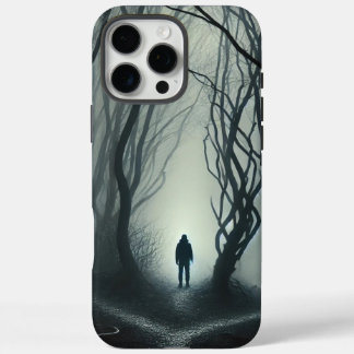 Crossroads in the Fog - Gloomy Forest Art Print iPhone 16 Pro Max Hülle