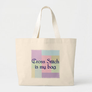 Crosstitch Taschen-Tasche Jumbo Stoffbeutel