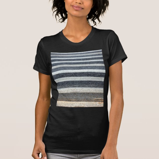 Crosswalk oder Zebra Crossing T-Shirt (Vorderseite)