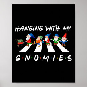 Crosswalk Spaß Weihnachten mit meinen Gnomen für Poster