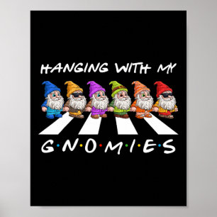 Crosswalk Spaß Weihnachten mit meinen Gnomies Fr Poster