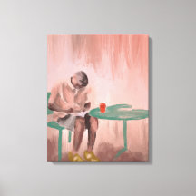 Crossword im Café Malerei