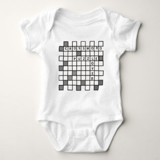 Crossword Puzzle Lover Baby Strampler