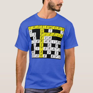 Crossword Puzzle Supergelbes Highlight T-Shirt