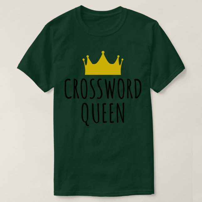 Crossword Queen T-Shirt (Design vorne)