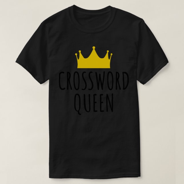Crossword Queen T-Shirt (Design vorne)