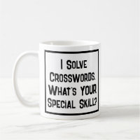 Crossword Solver Special Skill. Tasse