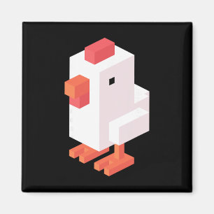 Crossy Road Huhn Klicken Magnet
