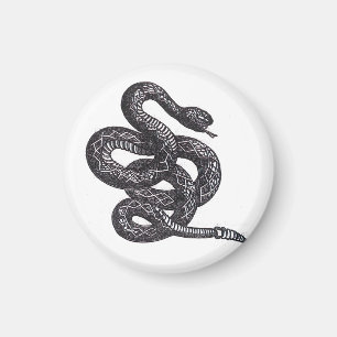 Crotalus Cascavella Schlange (Giftige Grubenotter) Magnet
