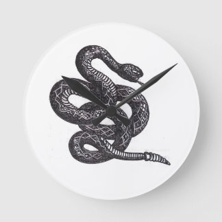 Crotalus Cascavella Schlange (Giftige Grubenotter) Runde Wanduhr